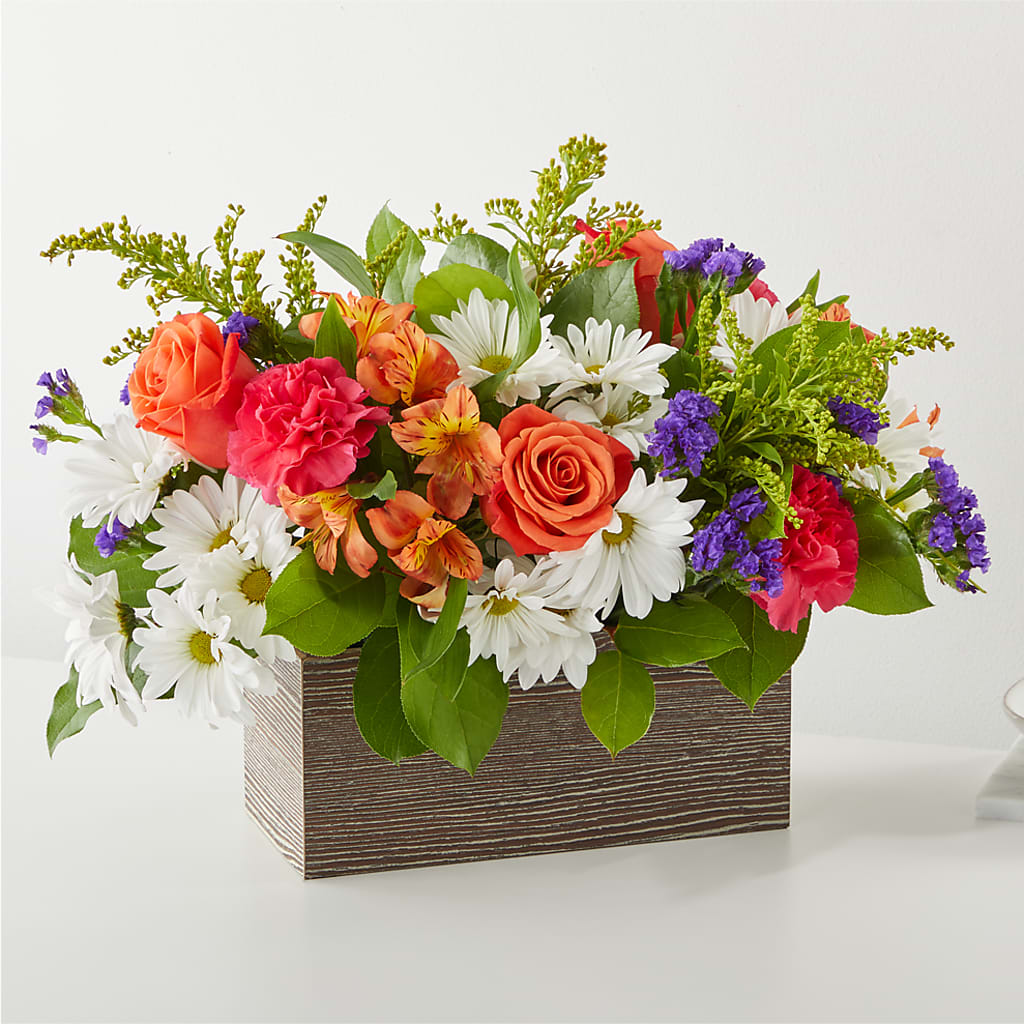 Oopsie Daisy Box Bouquet – Fleuriste Ampleman Florist Enr, Chateauguay PQ