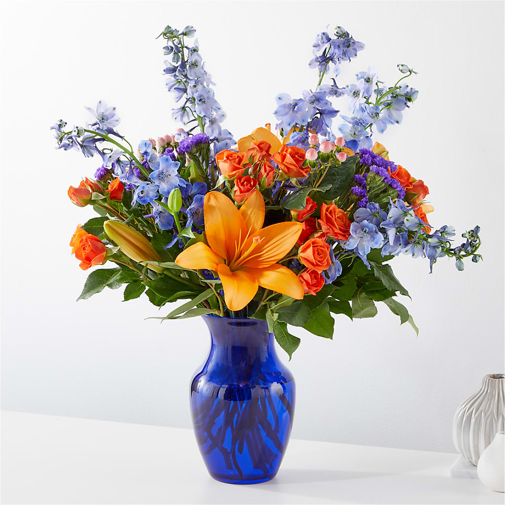 Radiant Citrus Bouquet – Fleuriste Ampleman Florist Enr, Chateauguay PQ