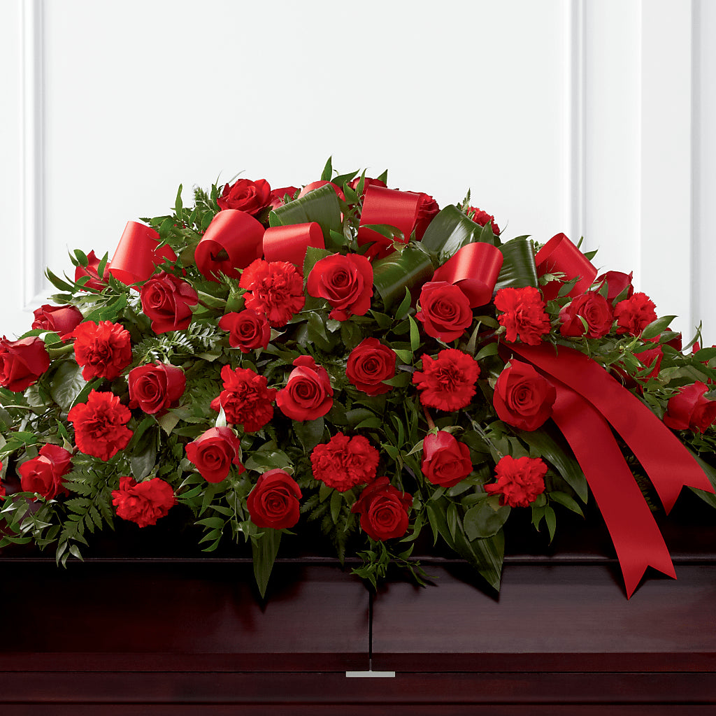 Tribute of Life Casket Spray – Fleuriste Ampleman Florist Enr, Chateauguay PQ