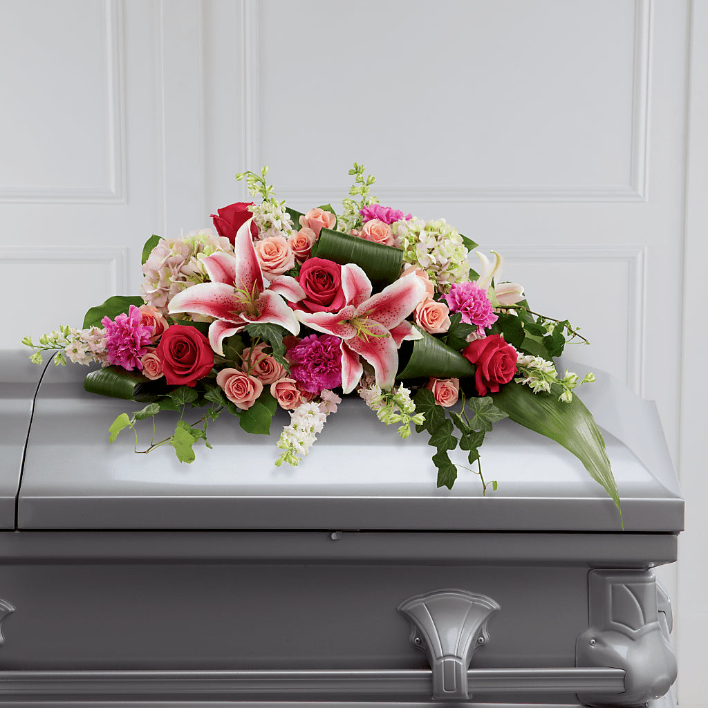 Splendid Grace Casket Spray – Fleuriste Ampleman Florist Enr, Chateauguay PQ