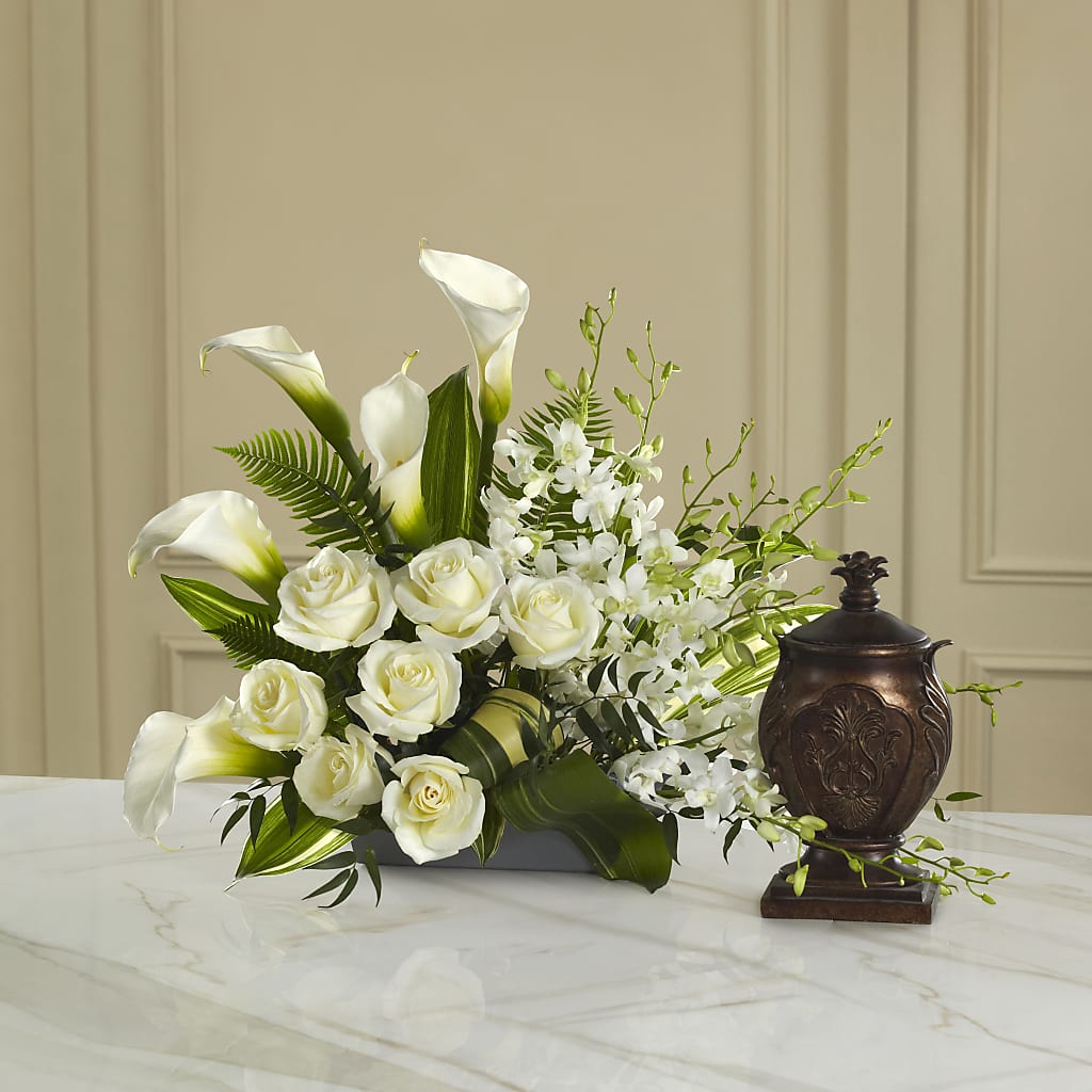 At Peace Arrangement – Fleuriste Ampleman Florist Enr, Chateauguay PQ