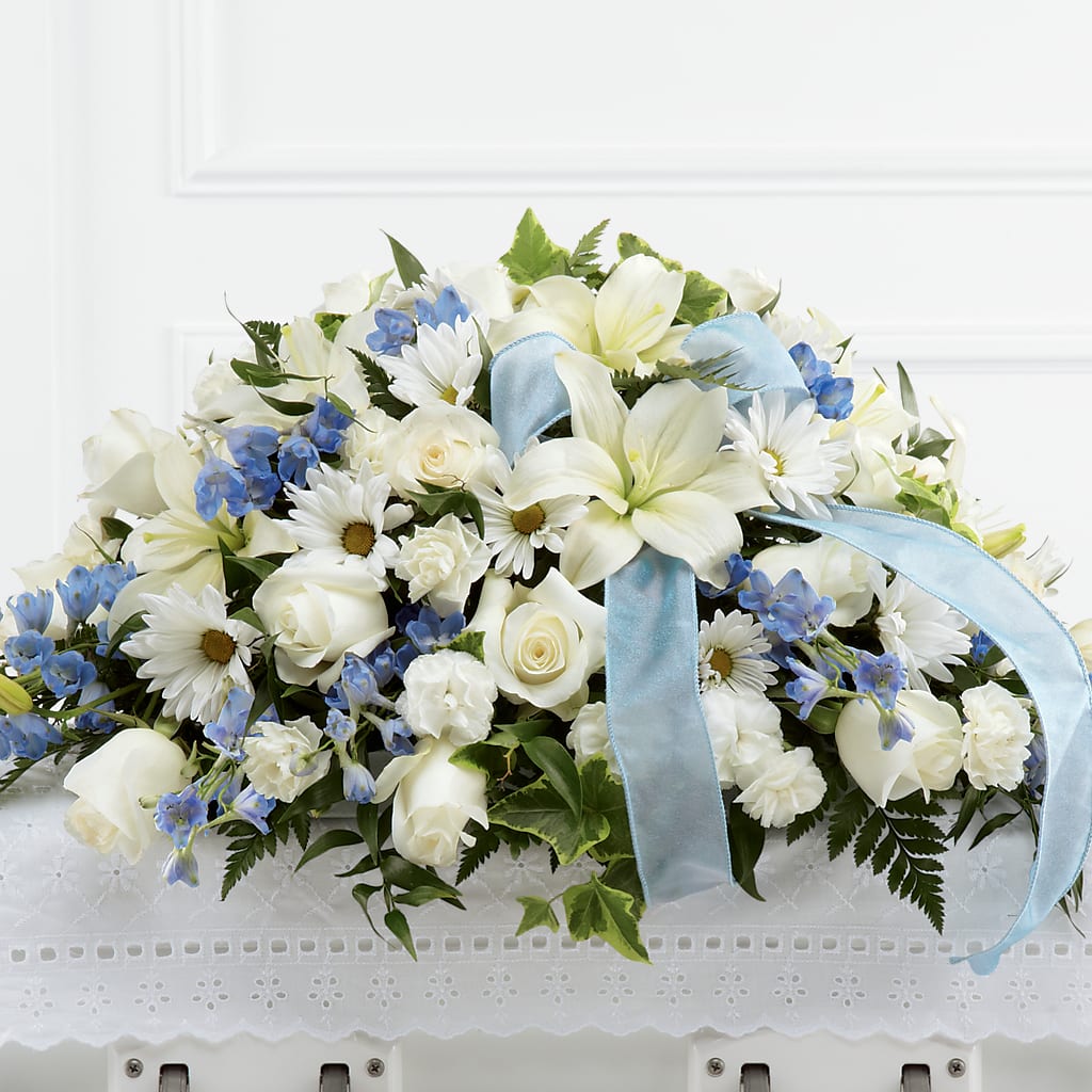 Tender Treasure Casket Spray – Fleuriste Ampleman Florist Enr, Chateauguay PQ