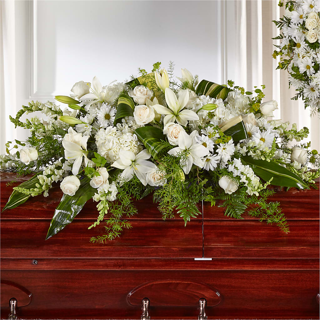 Abundance Casket Spray – Fleuriste Ampleman Florist Enr, Chateauguay PQ