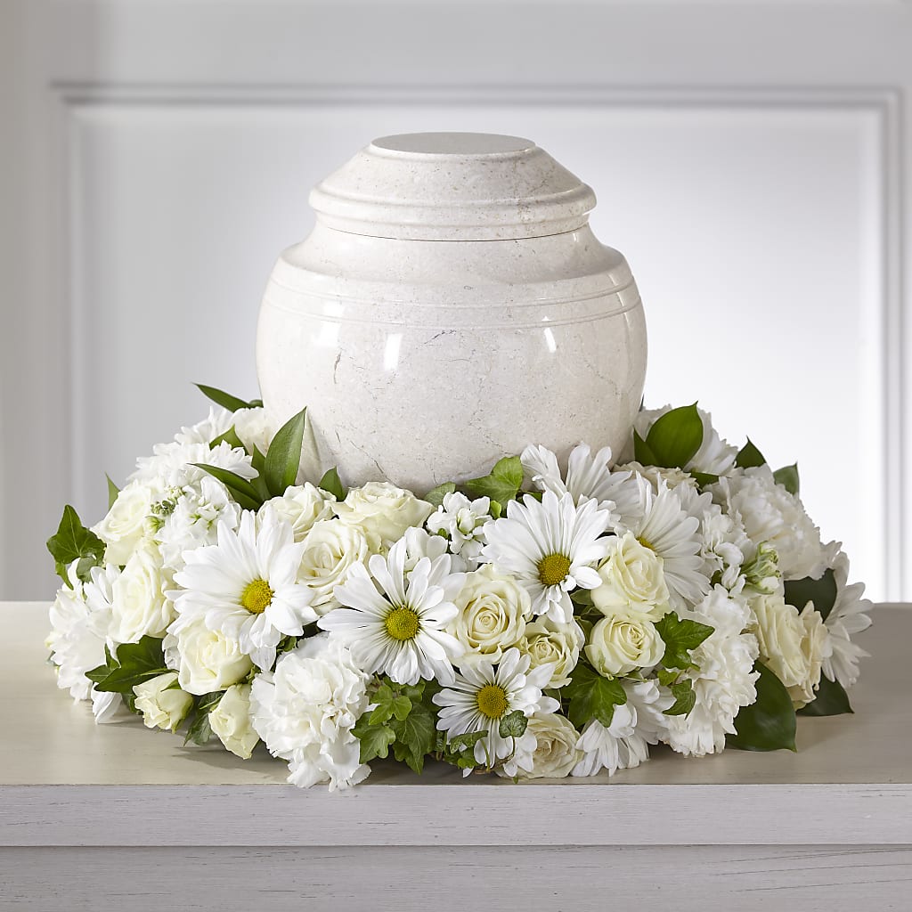 Ivory Gardens Cremation Adornment – Fleuriste Ampleman Florist Enr, Chateauguay PQ