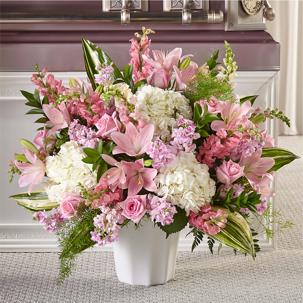 Simply Serene Floor Basket – Fleuriste Ampleman Florist Enr, Chateauguay PQ