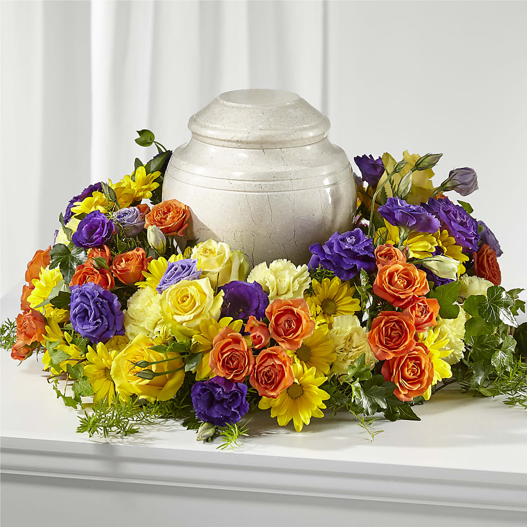 Blossoms of Remembrance Cremation Adornment – Fleuriste Ampleman Florist Enr, Chateauguay PQ