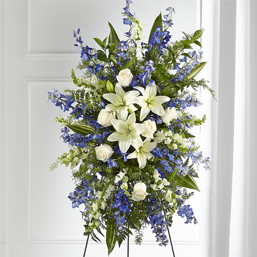Faithful Friend Standing Spray – Fleuriste Ampleman Florist Enr, Chateauguay PQ
