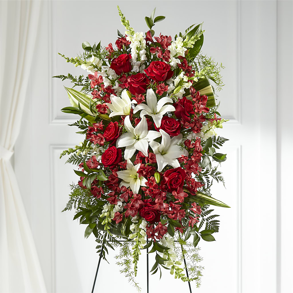Everlasting Memory Standing Spray – Fleuriste Ampleman Florist Enr, Chateauguay PQ