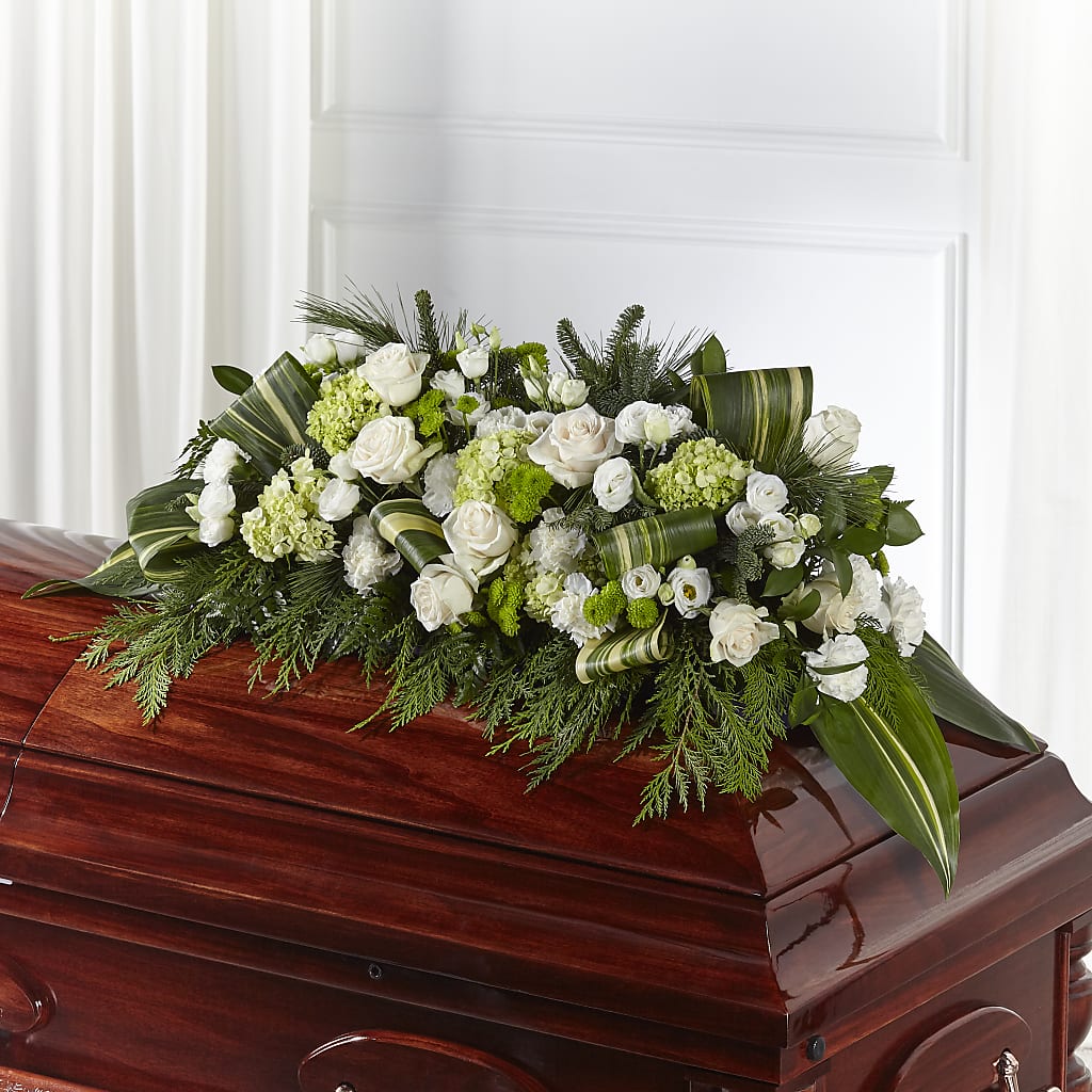 Hopeful Gesture Casket Spray – Fleuriste Ampleman Florist Enr, Chateauguay PQ