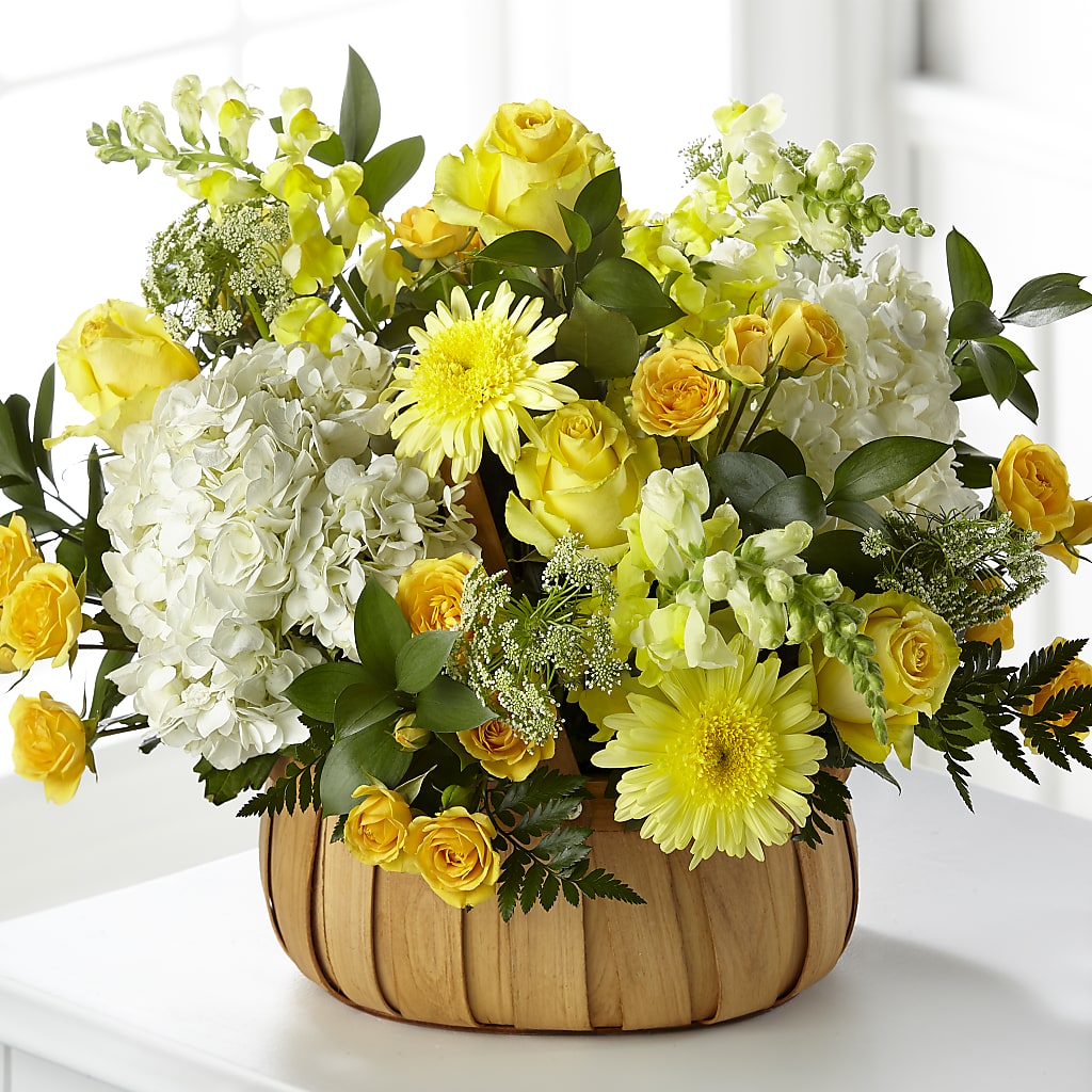 Rustic Remembrance Basket – Fleuriste Ampleman Florist Enr, Chateauguay PQ