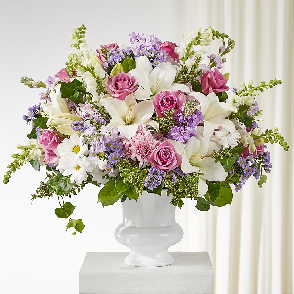 Remarkable Life Urn Arrangement – Fleuriste Ampleman Florist Enr, Chateauguay PQ