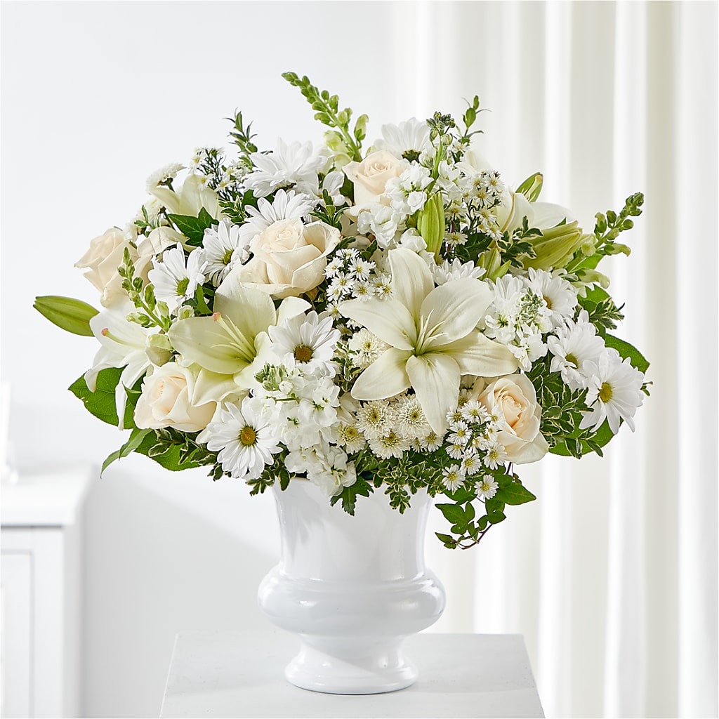 Uplifting Urn Arrangement – Fleuriste Ampleman Florist Enr, Chateauguay PQ