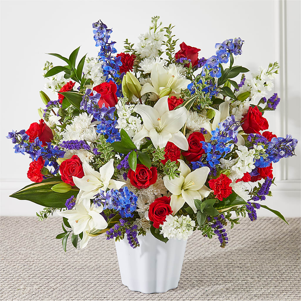 Consoled Floor Basket – Fleuriste Ampleman Florist Enr, Chateauguay PQ
