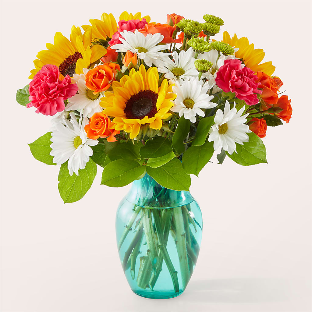 Sun-drenched Blooms Bouquet – Fleuriste Ampleman Florist Enr, Chateauguay PQ