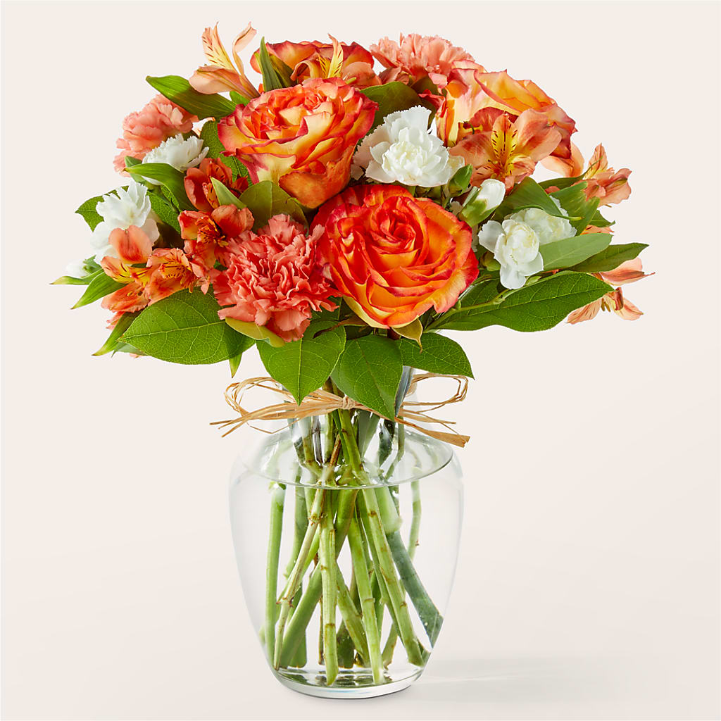 Apricot Glow Bouquet – Fleuriste Ampleman Florist Enr, Chateauguay PQ