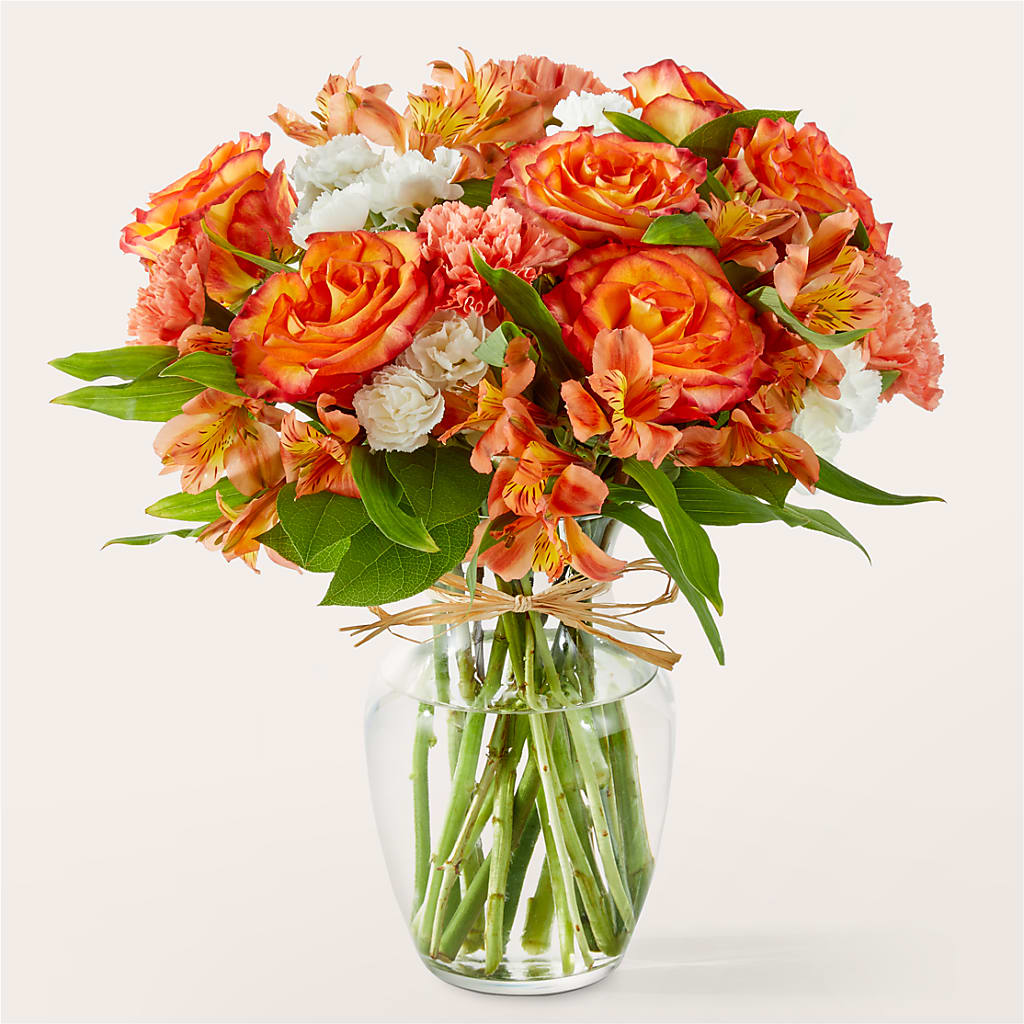 Apricot Glow Bouquet – Fleuriste Ampleman Florist Enr, Chateauguay PQ