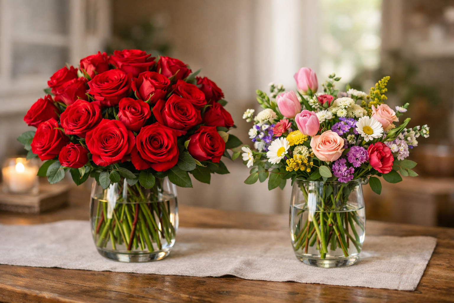 Trouver les fleurs parfaites pour la Saint-Valentin : Roses ou bouquets ...