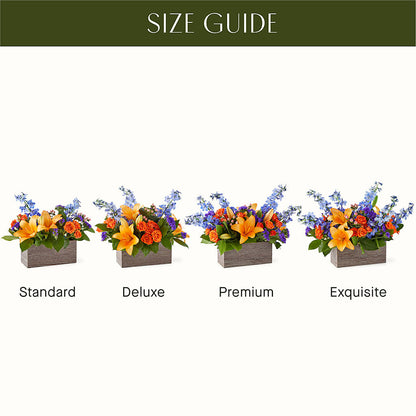 Radiant Citrus Box Bouquet –  Fleuriste Ampleman Florist Enr, Chateauguay PQ