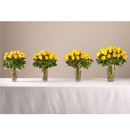 Long Stem Yellow Rose Bouquet –  Fleuriste Ampleman Florist Enr, Chateauguay PQ