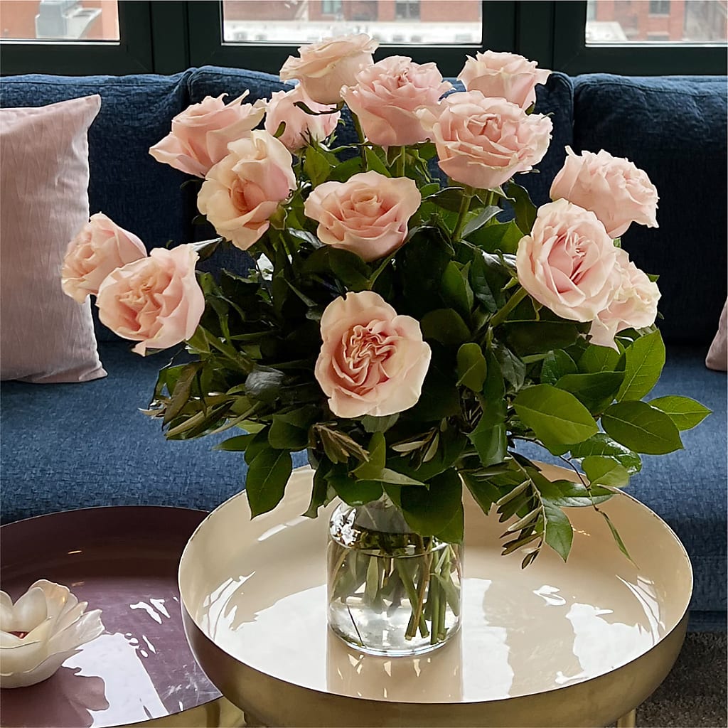 Long Stem Pink Rose Bouquet –  Fleuriste Ampleman Florist Enr, Chateauguay PQ