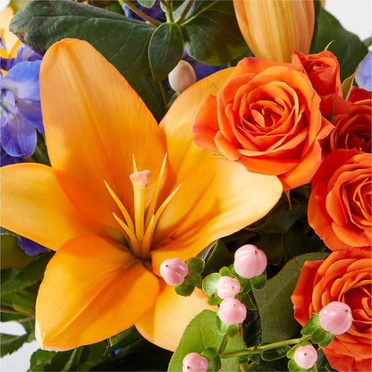 Radiant Citrus Bouquet –  Fleuriste Ampleman Florist Enr, Chateauguay PQ