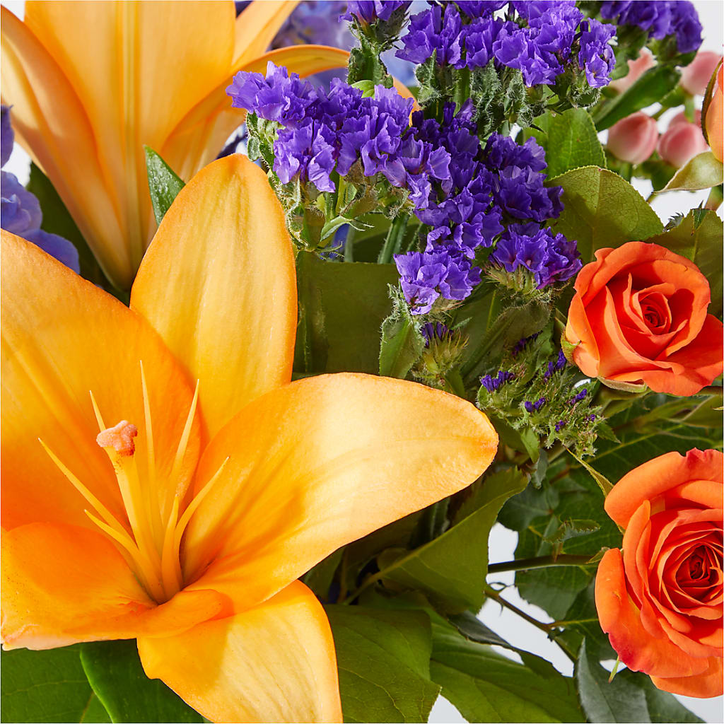 Radiant Citrus Bouquet –  Fleuriste Ampleman Florist Enr, Chateauguay PQ