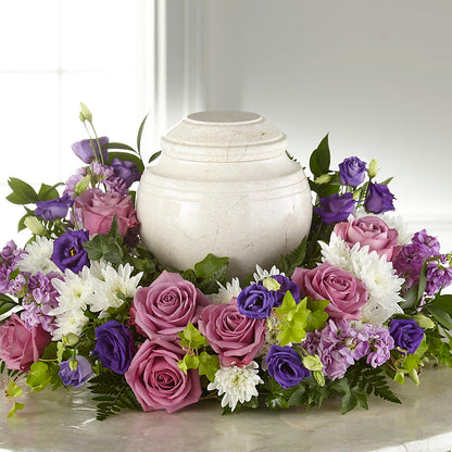 Blooming Sympathy Cremation Adornment –  Fleuriste Ampleman Florist Enr, Chateauguay PQ