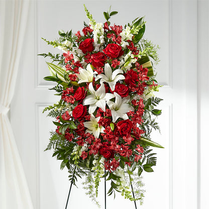 Everlasting Memory Standing Spray –  Fleuriste Ampleman Florist Enr, Chateauguay PQ
