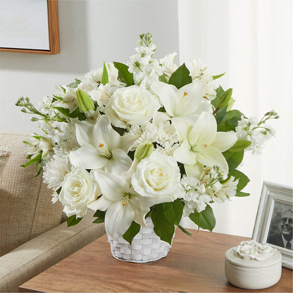 Peaceful Reflections Arrangement –  Fleuriste Ampleman Florist Enr, Chateauguay PQ