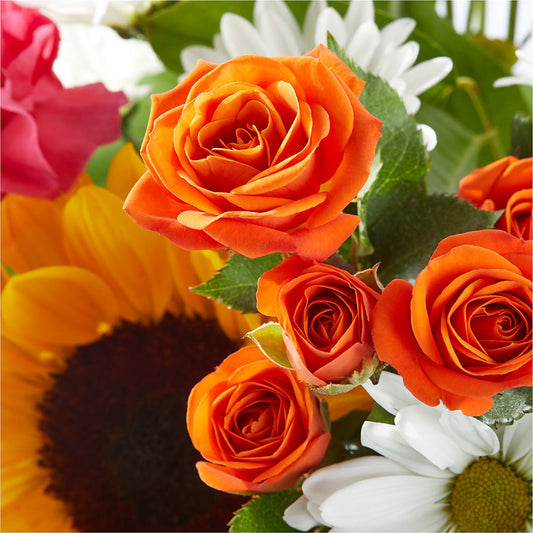 Sun-drenched Blooms Bouquet –  Fleuriste Ampleman Florist Enr, Chateauguay PQ