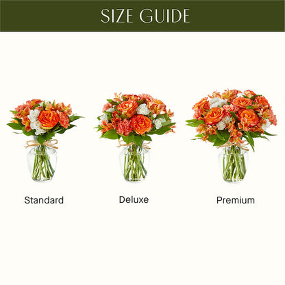 Apricot Glow Bouquet –  Fleuriste Ampleman Florist Enr, Chateauguay PQ