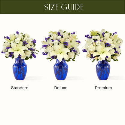 Sapphire Rush Bouquet –  Fleuriste Ampleman Florist Enr, Chateauguay PQ