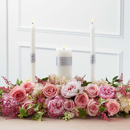 Worldwide Romance Unity Candle Arrangement –  Fleuriste Ampleman Florist Enr, Chateauguay PQ